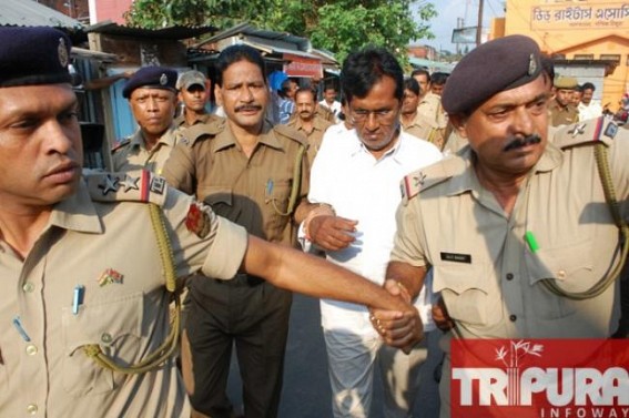 Manik's 'Blue-eyed Comrade Jiten's arrest exposed CPI-M leaders unique color behind mask’ : Opposition Leader Sudip Roy Barman Manik's 'Blue-eyed Comrade Jiten's arrest exposed CPI-M leaders unique color behind mask’ : Opposition Leader Sudip Roy Barman